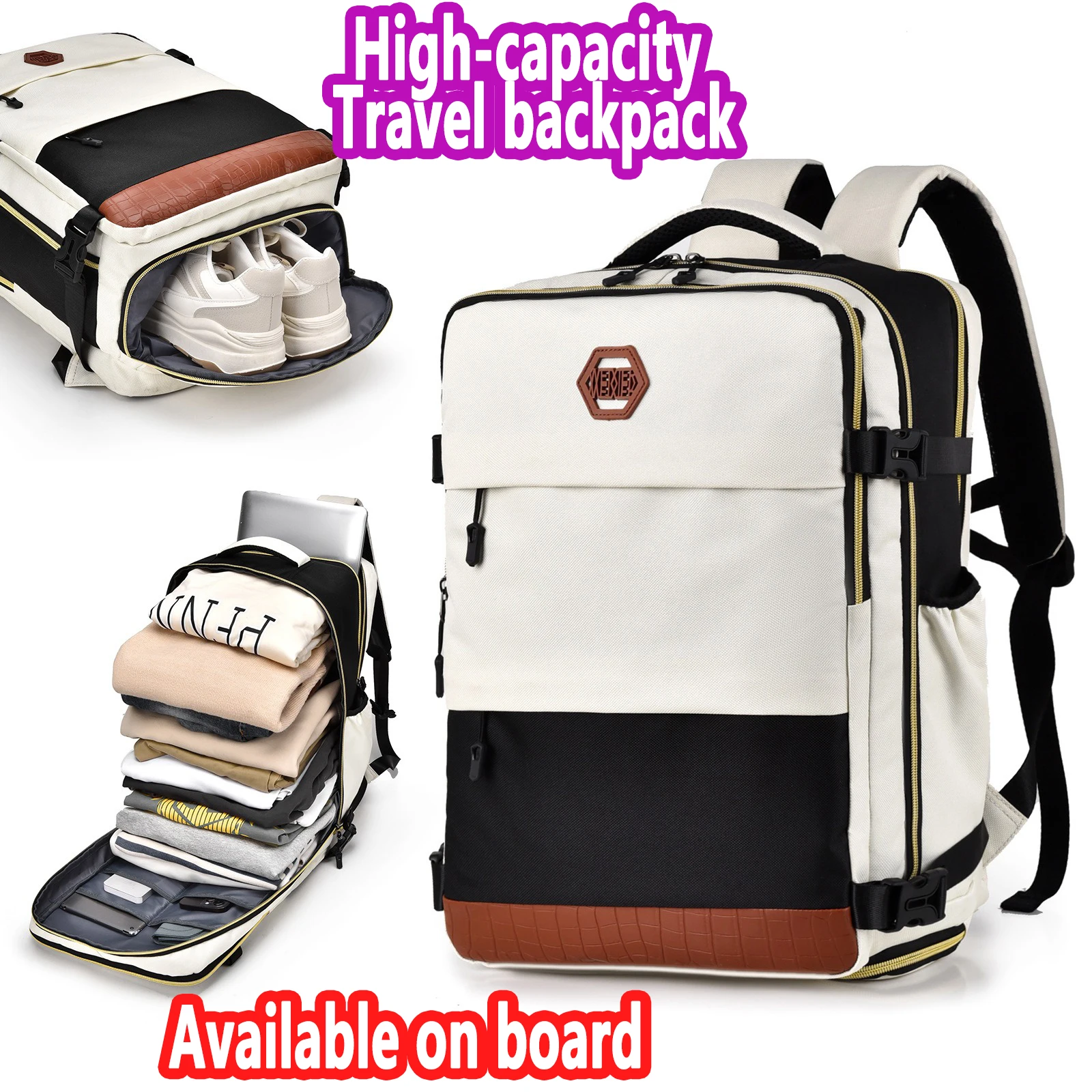 

Large Travel Backpack Carry On Backpack Hiking Backpack Laptop Bag Waterproof Outdoor Sports Rucksack Casual Daypack School Bag
