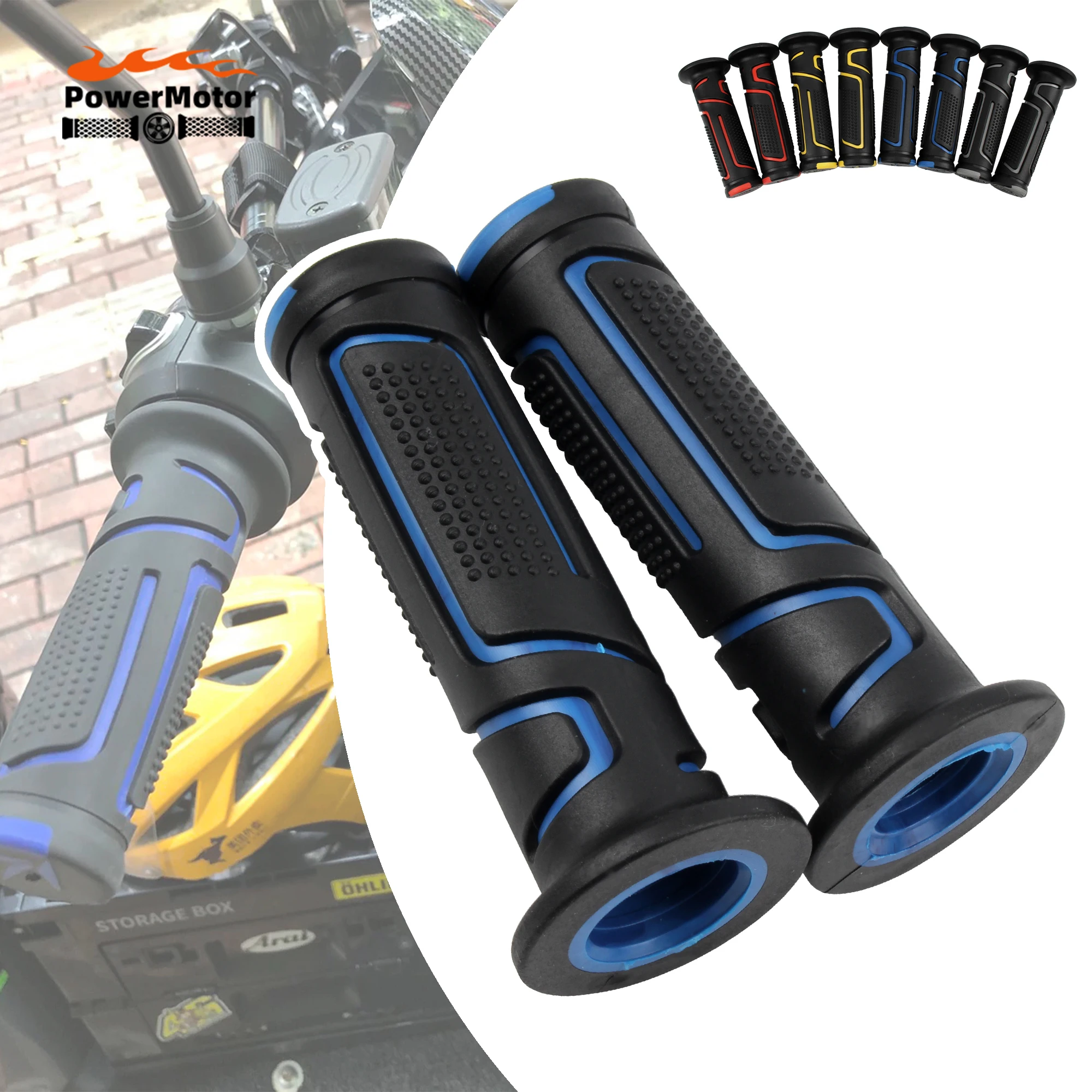 

Enduro For Yamaha Kawasaki Suzuki Universal Motorbike Handle Grips Dirt Pit Bike Motorcycle Handle Bar Grips 22mm 24mm Parts