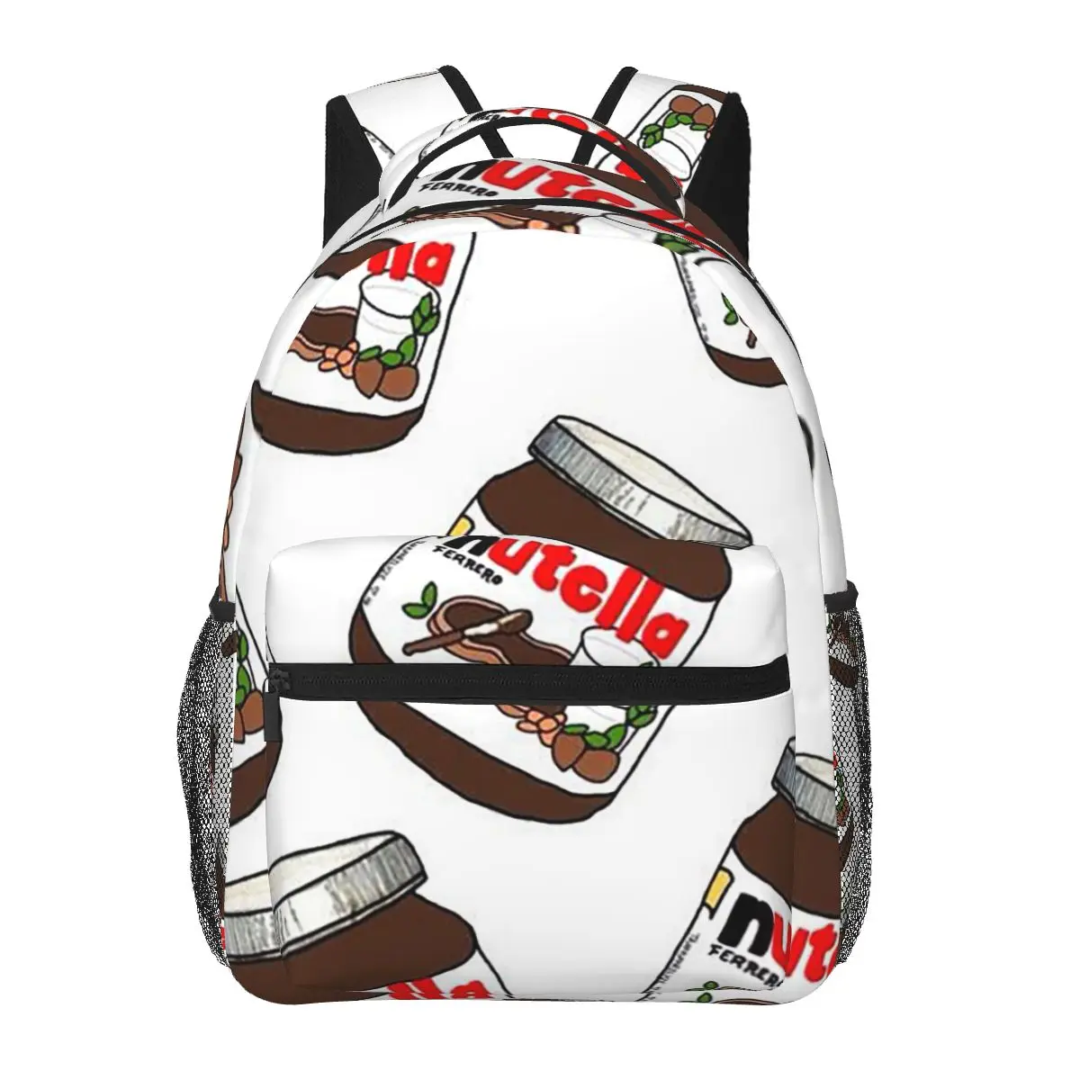 

Рюкзаки Nutella Cutie для мальчиков и девочек, сумка для книг, школьные сумки для студентов, дорожный рюкзак с героями мультфильмов, сумка на плечо большой вместимости