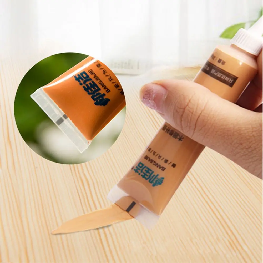 Floor Wood Glue Touch Up Pothole Refinish Paste Wood Filler Repair Cream Furniture Repair Paint