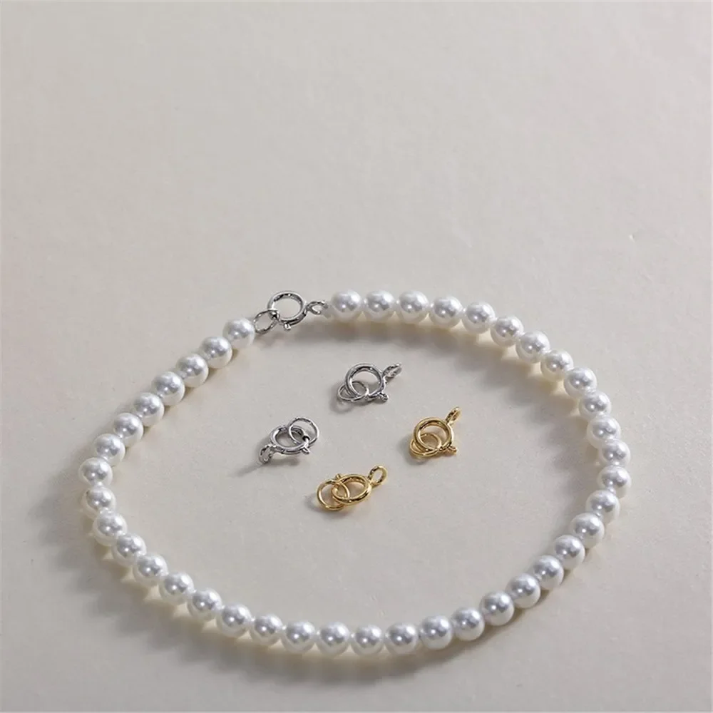 

S925 Sterling Silver Jewelry Clasp for DIY Necklace Bracelet Jewelry Findings Connector Hook 925 Silver Clasps Crafting Supplies