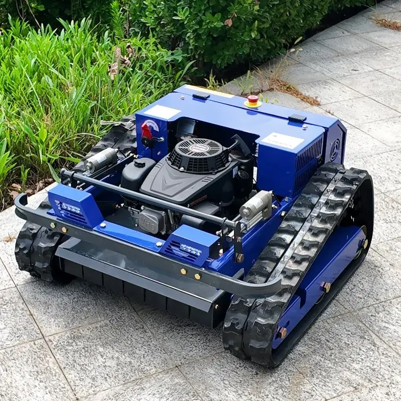 

Customized Crawler type remote-controlled lawn mower, garden lawn mower, robot lawn mower for sale