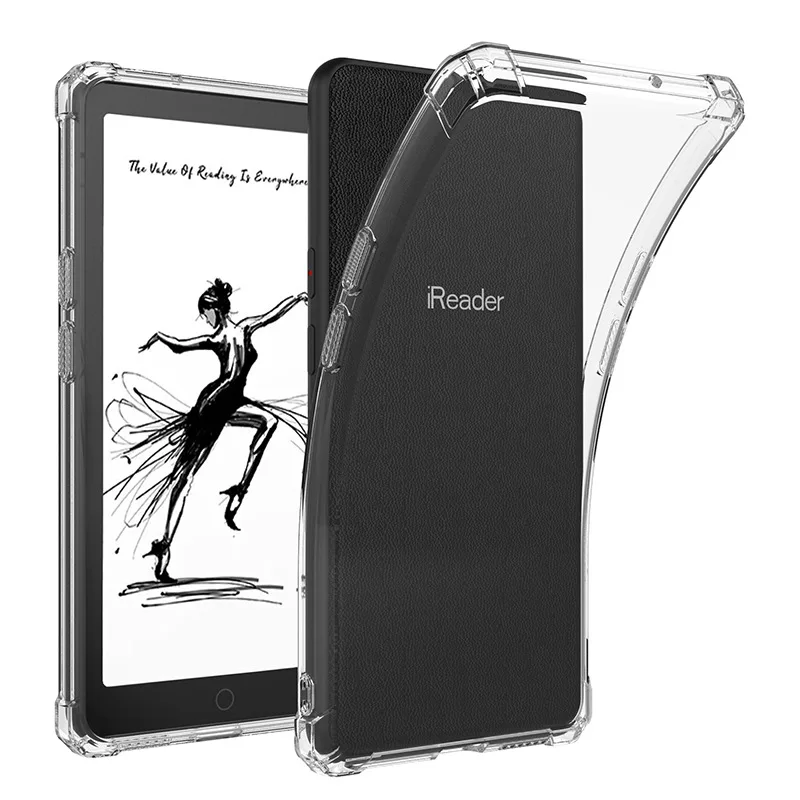 Transparent Case For iReader Tango2S 5.84inch 2026 Protective Case Thickened Airbag Silicone soft TPU Cover Funda Tablet cases