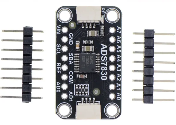 ADS7830 وحدة تحويل تناظرية إلى رقمية 8 بت ADC متوافقة مع STEMMA QT Qwiic