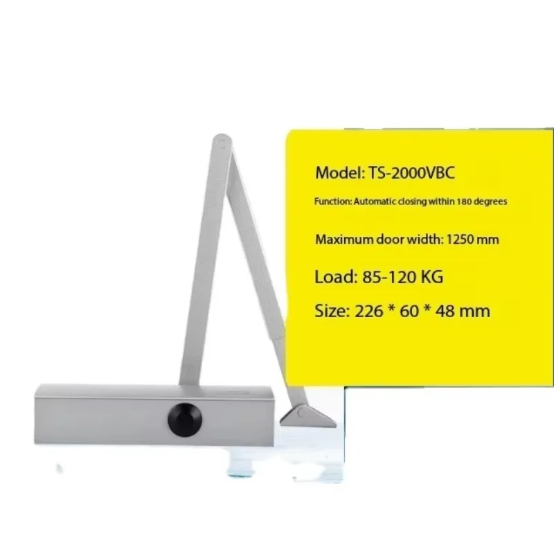 TS-2000VBC Industrial Hydraulic Non-Positioning Close      Buffer for Exterior and Hotel Doors with Cold and Frost Protection