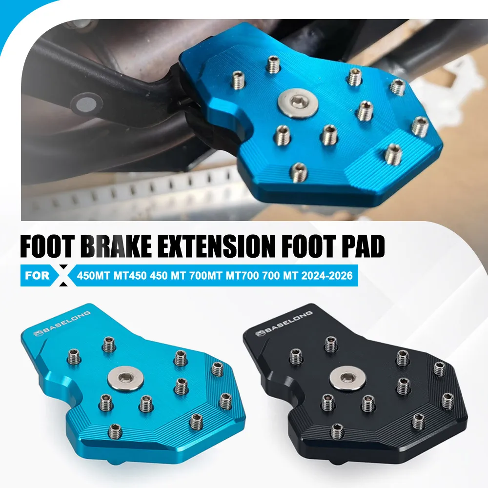 

Rear Footrests Enlarge Braking Pegs Rests For CFMOTO 450MT MT450 450 MT 700MT MT700 700 MT 2024-2025-2026 Brake Pedals Expansion