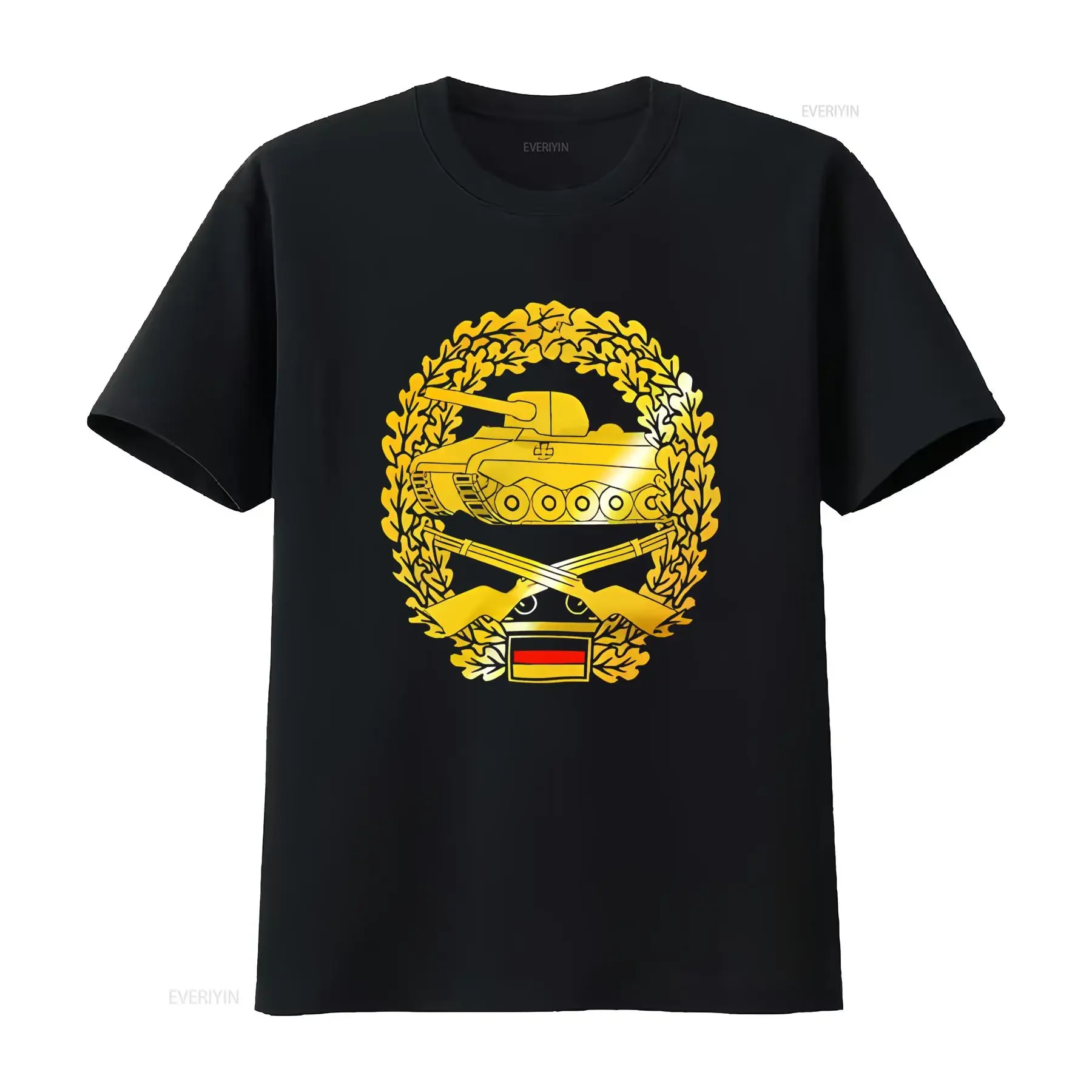 Barretta Badge PzGren Tank Grenadier Bundeswehr Coat of Arms Print T Shirt 1099 vintage Washed Breathable Unisex