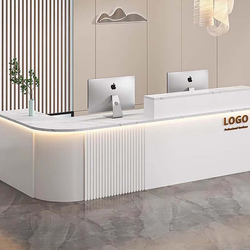 Coffee Shop Counter Checkout Counter Beauty Reception Drawers Reception Desk Standing Desk Bancone Per Negozio Office Furniture