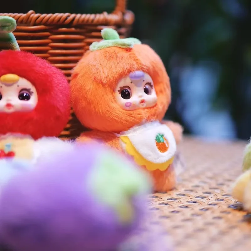 Mm Latte Caramelle Frutta Vibrante Serie Peluche Vinile Volto Cieco Scatola Portachiavi Carino Zaino Ciondolo Ragazza Collezione di Giocattoli Regali di Compleanno