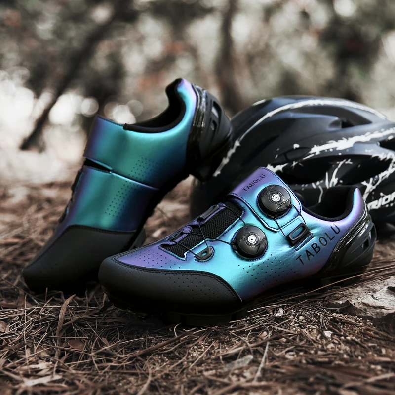 New Men's And Women's Cycling Shoes,Cycling Sports Shoes, Anti Slip Couple Mountain Cycling Shoes, Road Shoes, Speed Cycling Sho