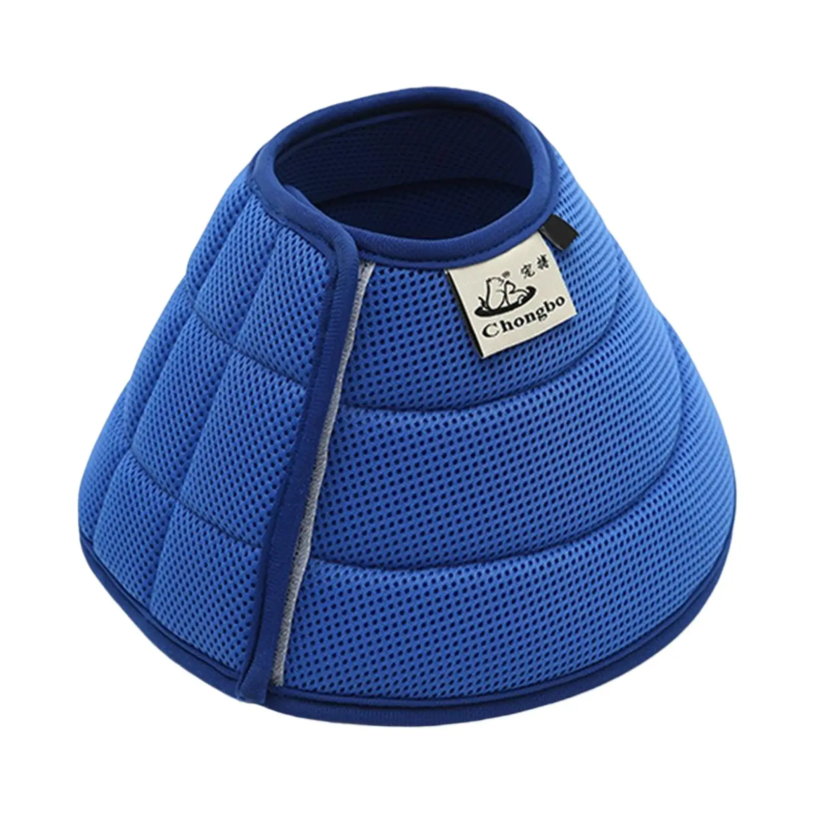 Breathable Cloth Mesh Pet Recovery Collar Soft Elizabethan Cone for Kittens Puppies Wound Care