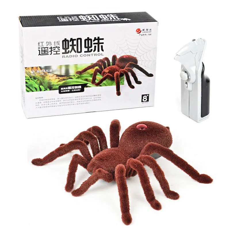 

RC animal toy car infrared remote control spider Simulation model Electric crawl insect plaything Tricky Spoof gift for child