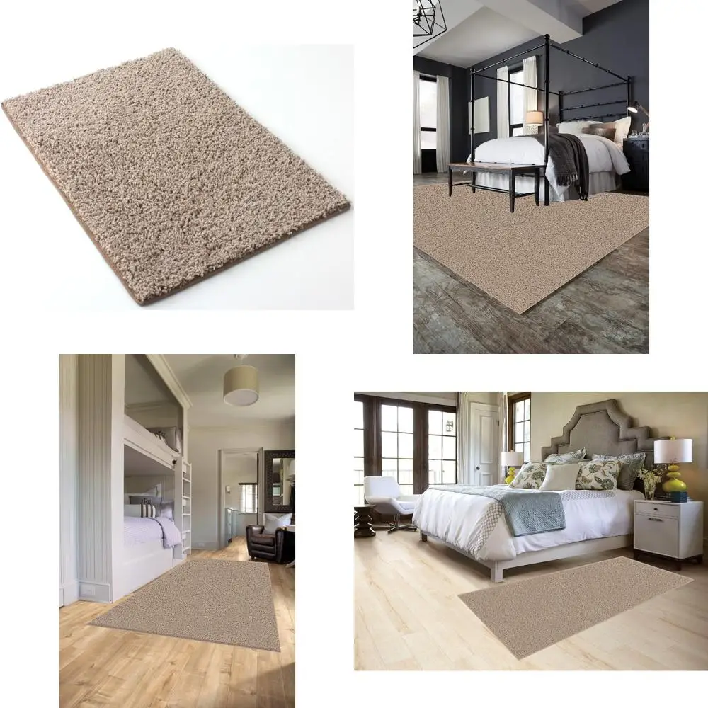 

Thick Frieze Plush Carpet - KOECKRITZ 8x10 Area Rug for Home or Office Use