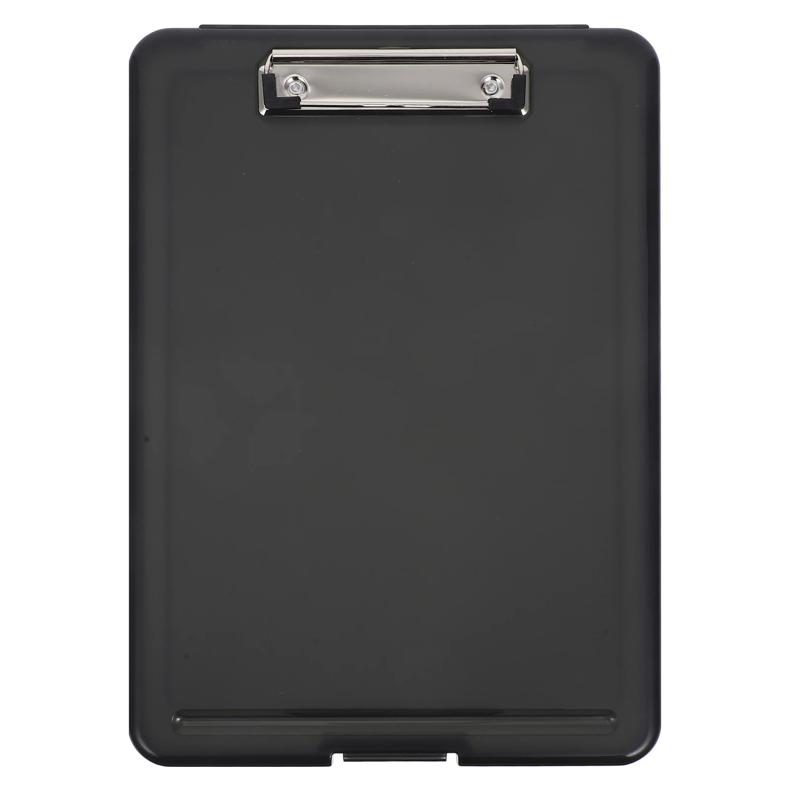 

File Storage Box Plastic Clipboard Nurse Clip Boards With Storage Compartment Heavy Duty Flip Document Case Box With Clip