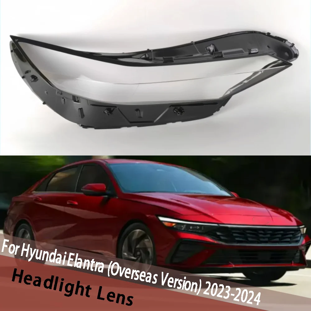 

For Hyundai Elantra (Overseas Version) 2023 2024 Headlamp Lens Shade Head Light Housing Headlight Shell Replace Lampshade Cover