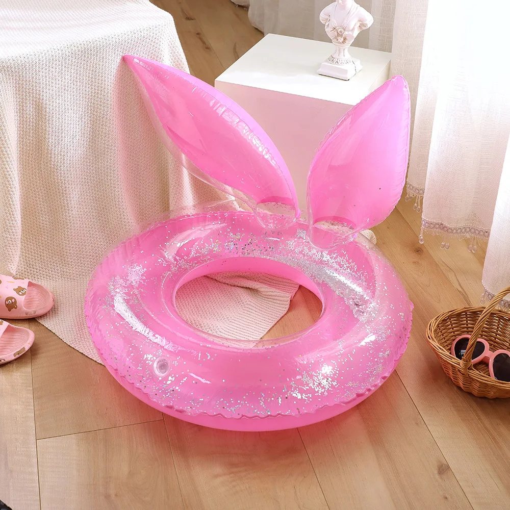 Лидер продаж 70/90, надувные плавательные кольца «русалка» с кроличьими ушками, круги для бассейна, спасательный круг для вечеринки, плавательный круг для детей и взрослых