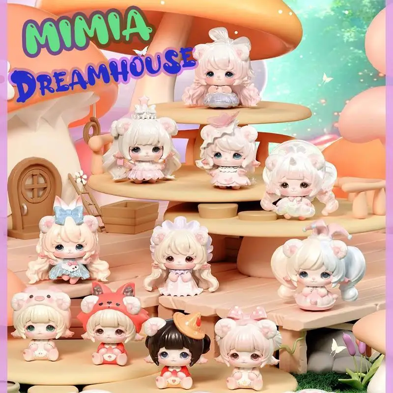 

Authentic MIMIA Dreamhouse Series Blind Box Doll Set Desktop Decoration Fashion Collection Toy Colors Friends Birthday Gifts