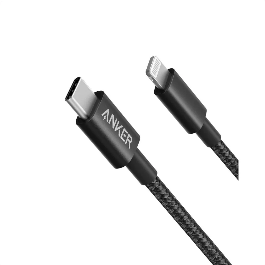 

New Nylon USB C to Lightning Cable Apple MFi Certified for iPhone 14 Series and More 6FT Black