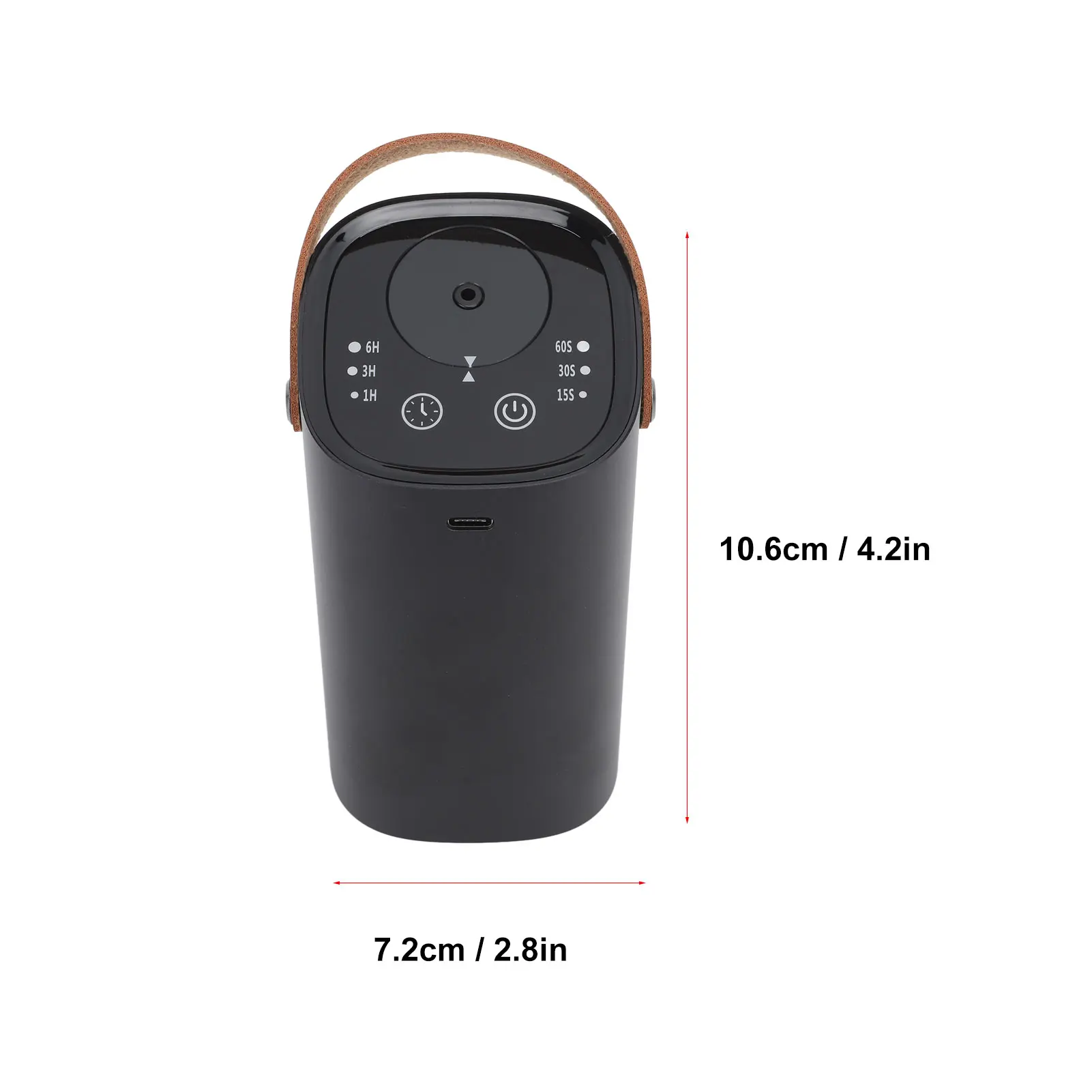 20ML Portable Waterless Aromatherapy Machine Intelligent DC5V1A 2W USB Charging Car Automatic Aroma Diffuser 20m² of space