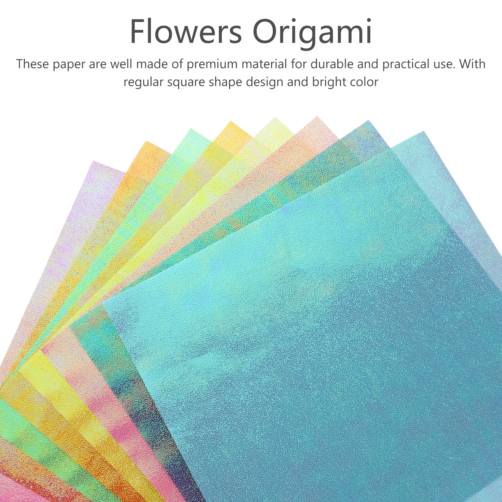 Papier pliant carré Origami, feuilles artisanales colorées brillantes pour bricolage, décoration de fleurs, artisanat, Scrapbooking, maison de mariage