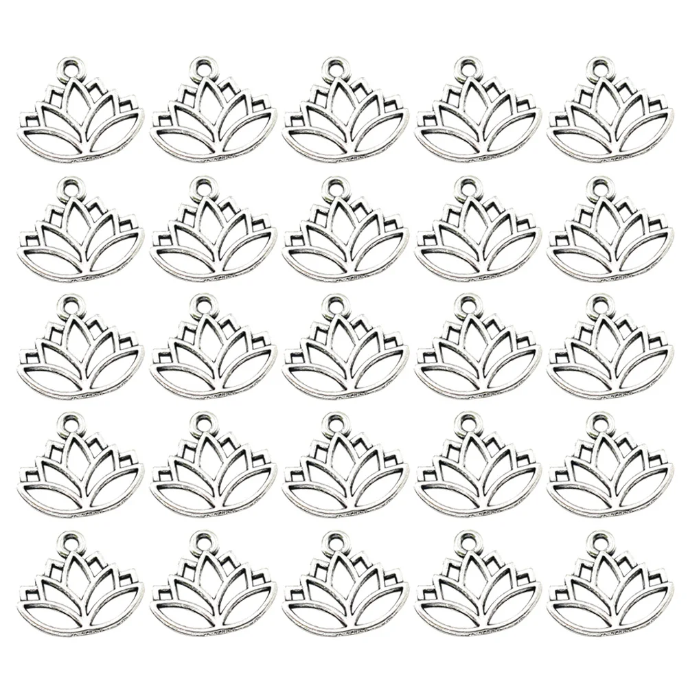 

50pcs Alloy Pendant Charms Jewelry Making Accessories Diy Crafts Necklace Pendants Keychain Bracelet Dangle Scrapbooking