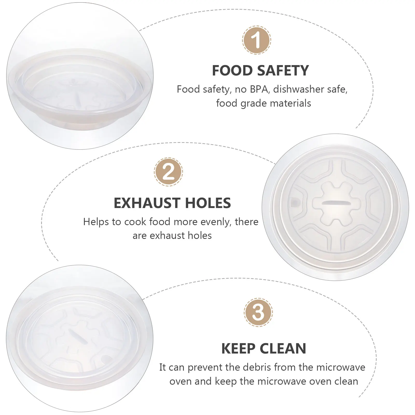 

Silicone Lid Covers Microwave Food Preservation High Temp Resistant Anti Overflow Kitchen Tool Fits Pots Bowls Drinks Fruits