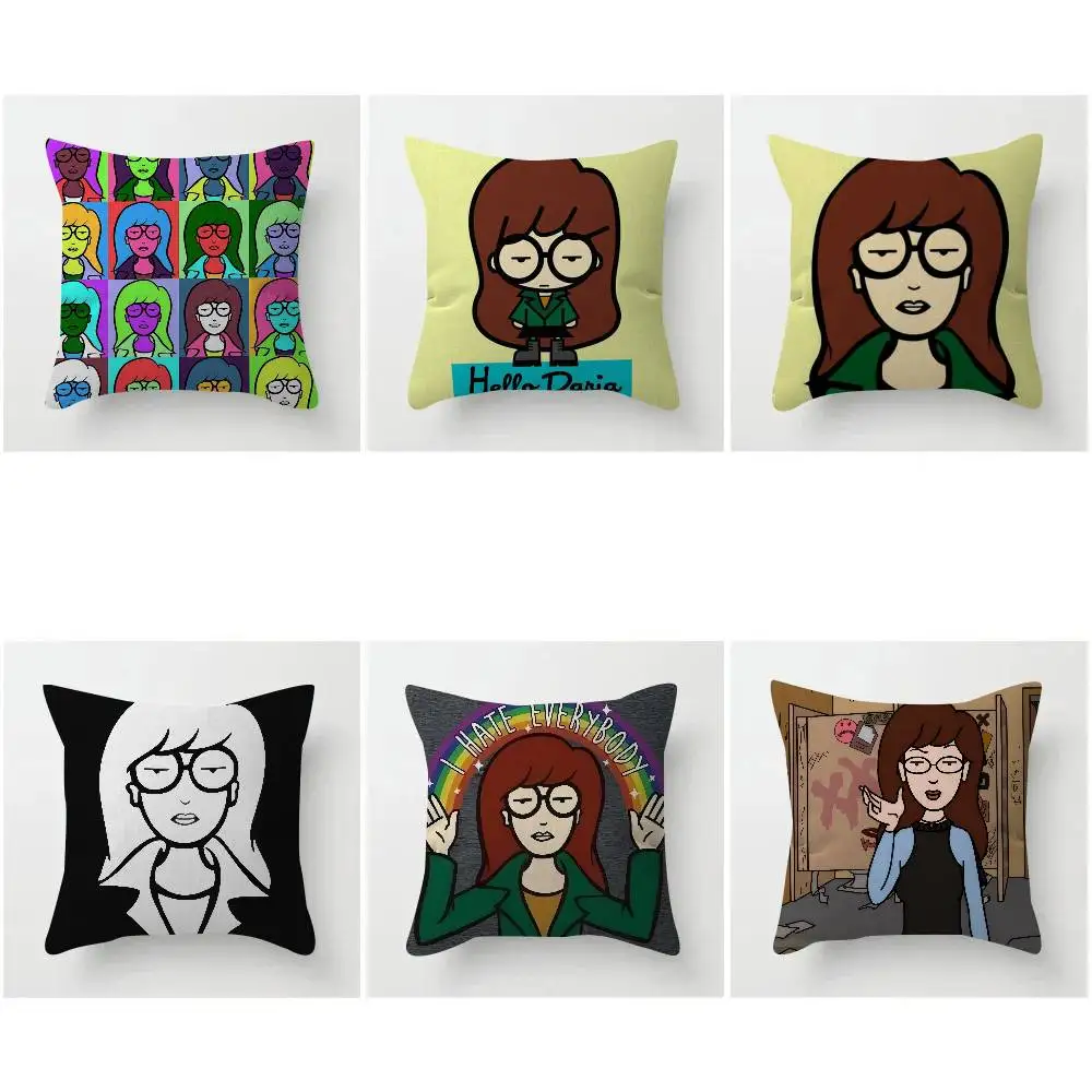

Наволочка для подушки с мультяшным персонажем Дарьей (из ситкома), 30x50 см, полиэстер, для дивана, декоративная, для дома, чехол для подушки