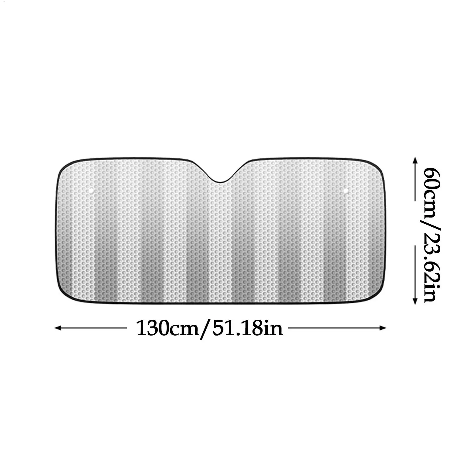Windshield Cover Sun Shade Universal Foldable Reflective Thickened Blocker Car Front Window Shades For SUV Summer Electric view 6
