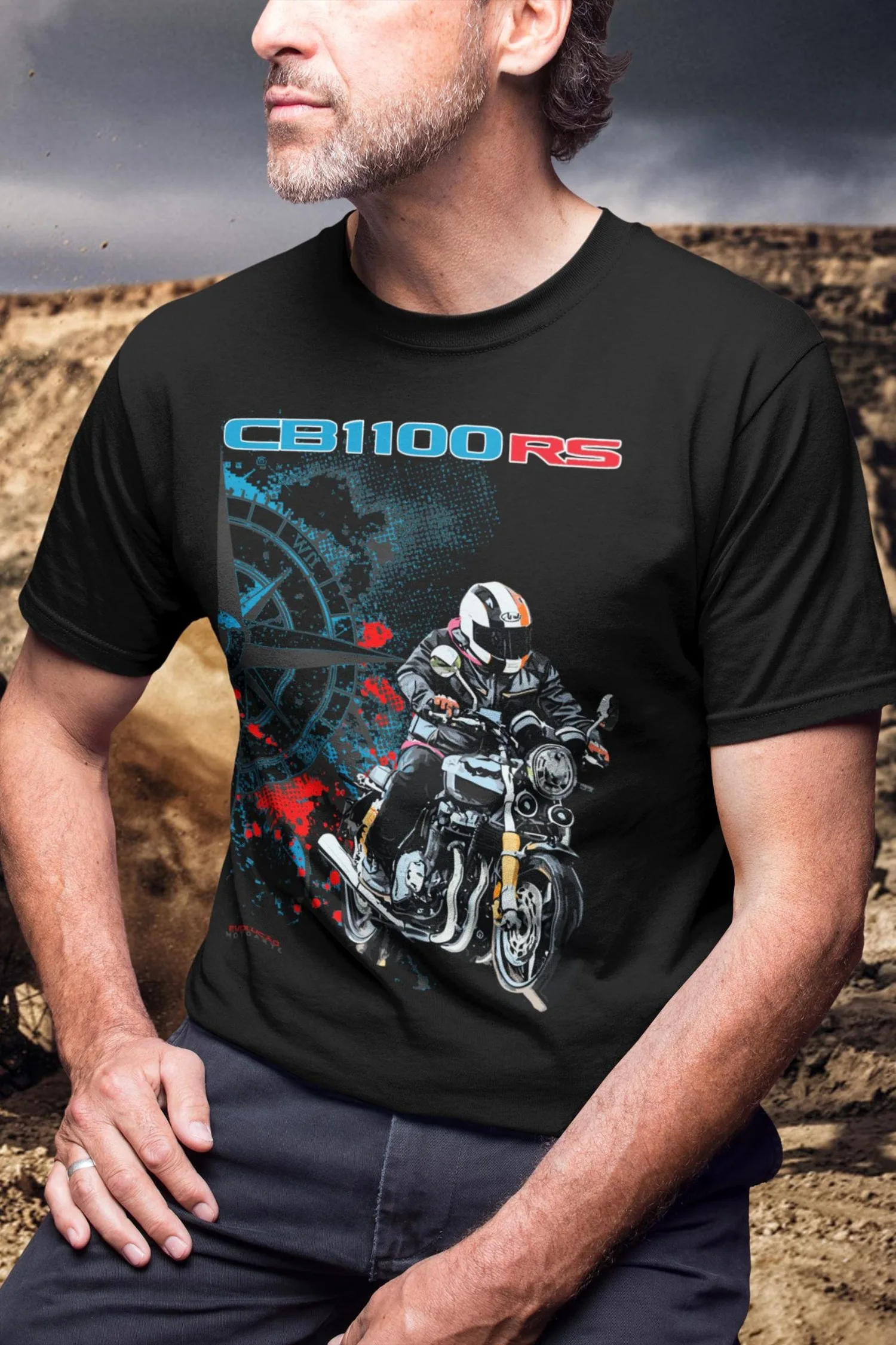 367 @ EY Футболка H.onda CB1100RS Идеальный байкерский подарок для кафе Racer Fan Rider Топ для H.onda Owners Husband Present Classic Sport M