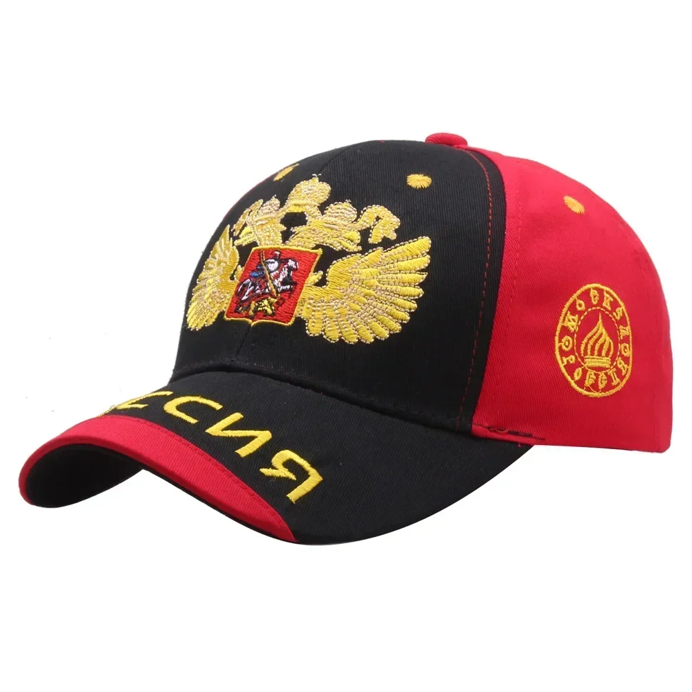 Russia Sochi Baseball Cap Bosco Rebound Visor Sports Men and Women Hip-hop Cap Double-headed Eagle Casual Cap