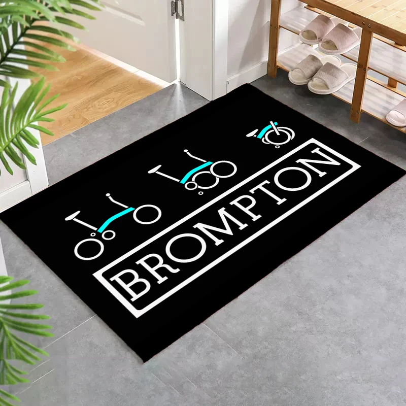 Bicycle Children Room Mat Washable Non-slip Kitchen Rug Floor Mats Rug for Bedroom Home Decoration Entrance Doormat Custom Rugs