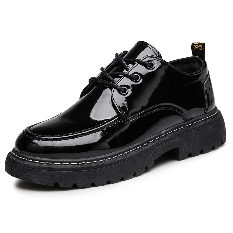 

Harajuku style small leather shoes, British versatile trendy shoes, men's shoes, motorcycle men's shoes