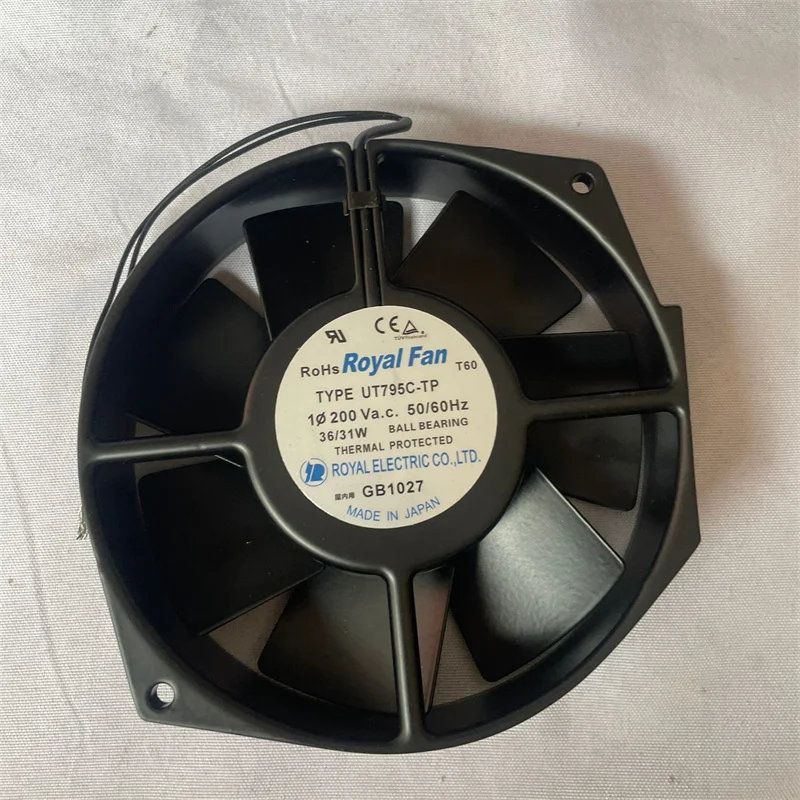 Fan UT795C-TP AC200V 36/31W 17215038MM 1 year warranty