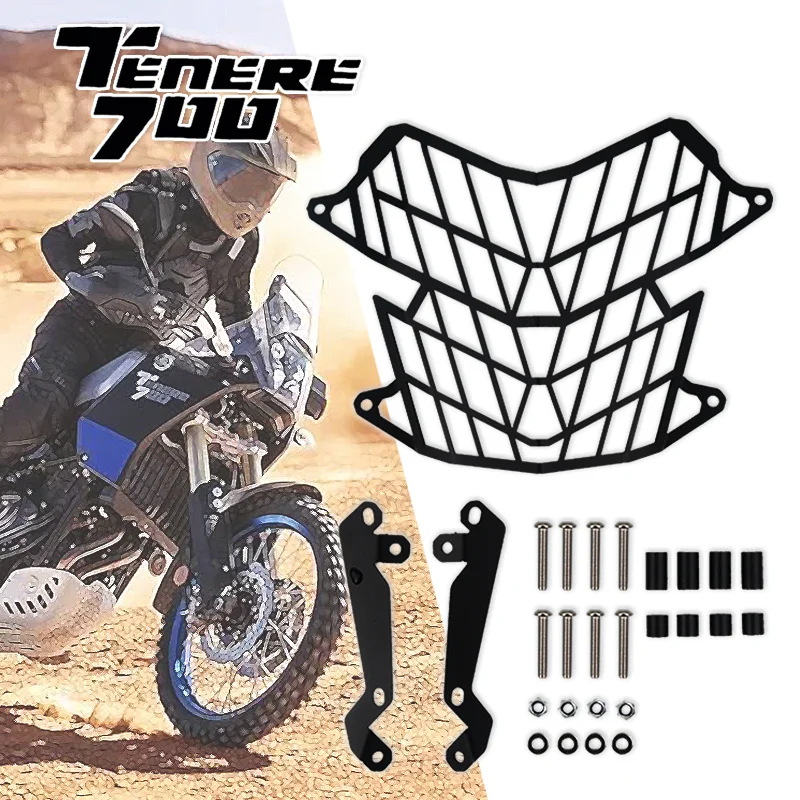 

Защита для передней фары мотоцикла Φ Lense Обложка подходит для Tenere 700 Tenere700 2019-2023