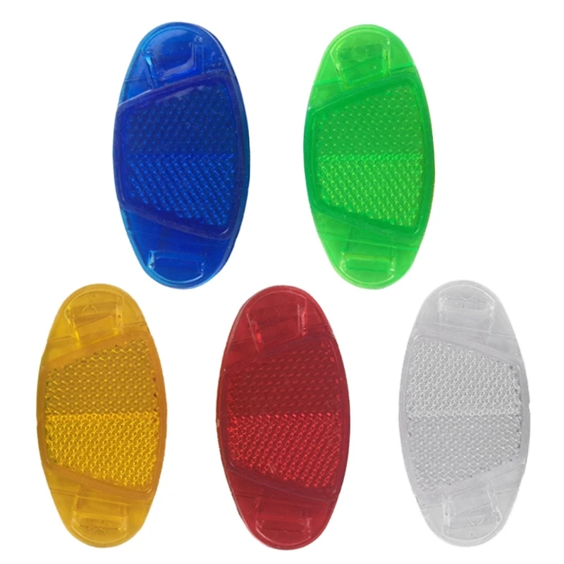 Réflecteurs roues vélo adaptés aux vélos, avertissement sécurité, 8 pièces/paquet