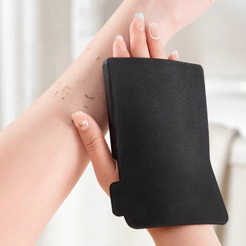 

【F】Body Exfoliating Shower Scrubber Dead Skin Remover Rubber Pads Skin Massage Brush Bath Rubbing Tool Black Spa Bathing Gloves