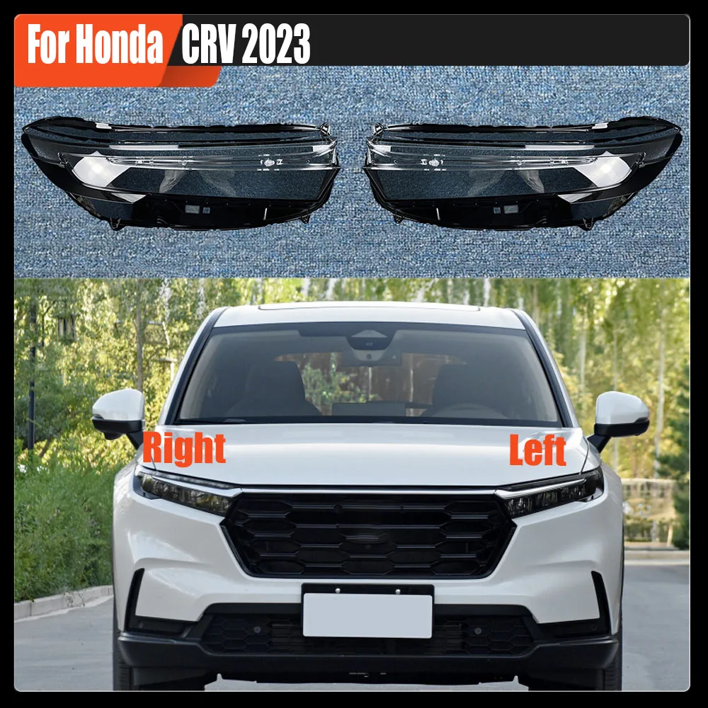 

For Honda CRV 2023 Transparent Headlamp Cover Lamp Shade Front Headlight Shell Lampshade Lens shell