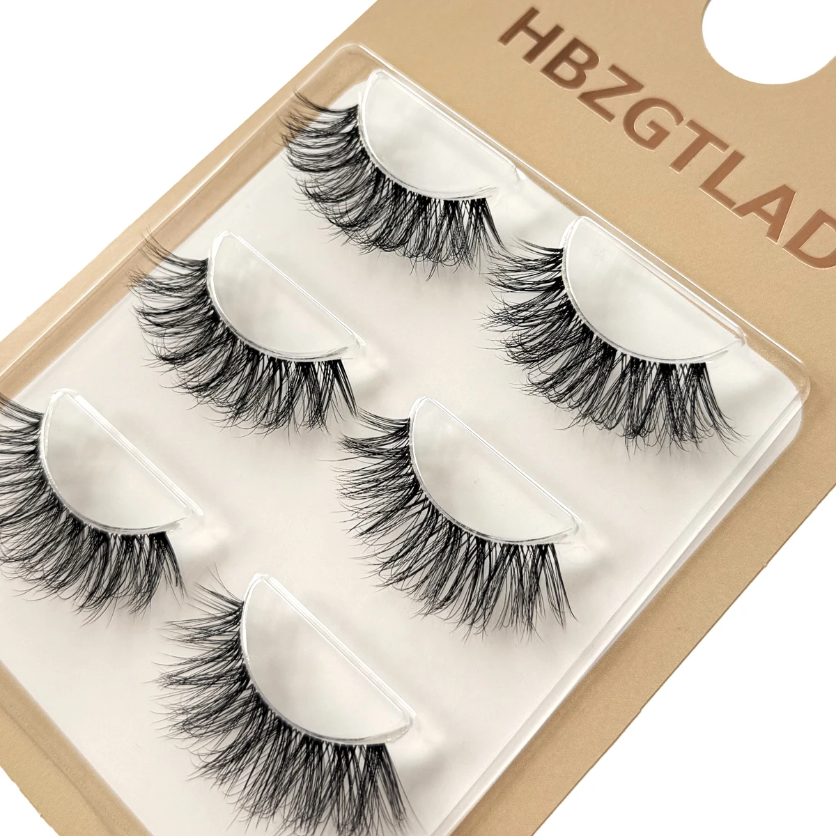 NEU 3 Paar 3D Nerz-Wimpern mit unsichtbarem Band, natürliche 5D Nerz-Wimpern, schwarze Nerz-Kunstwimpern, volle Wimpernbänder, wiederverwendbar – Detail 26