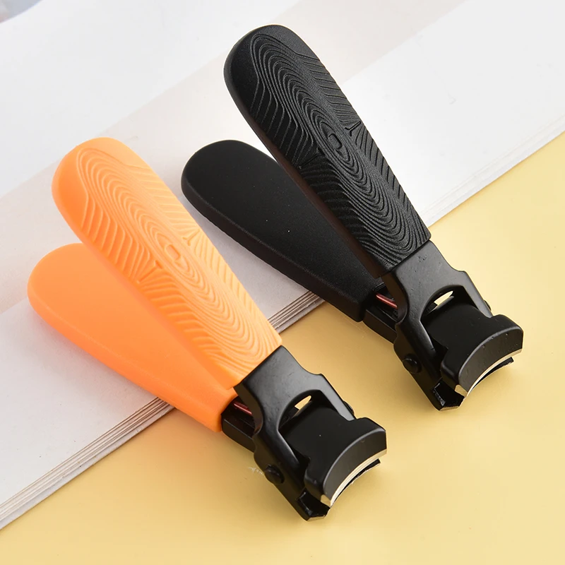 飛散防止爪切り - 厚くて硬い爪用のミニシングルネイルトリマー、爪の飛散/トリミングの困難を解決します