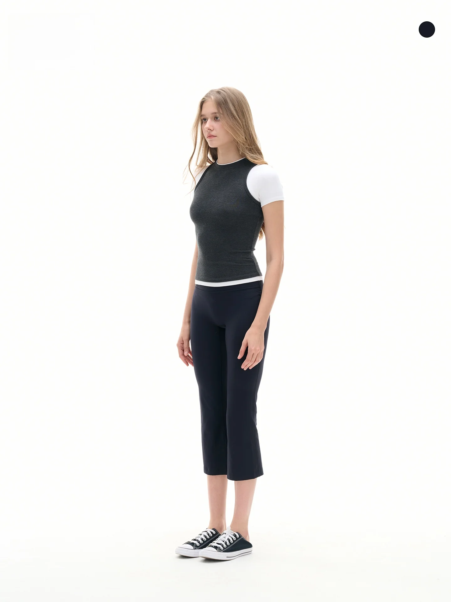 

Женские спортивные брюки LeiYu Labs с высокой талией, облегающие, длиной 7/8, расклешенные, для фитнеса и повседневной носки, однотонные, в уличном стиле