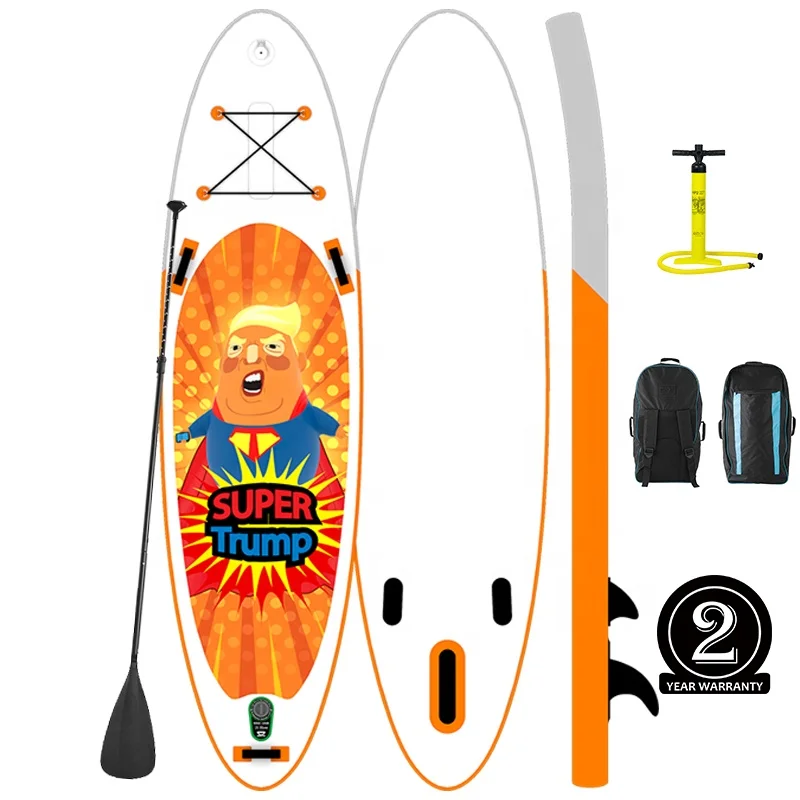 Factory Direct All-Round Inflatable Paddle Board Air Surf SUP for Offshore Waters Drop    with Pump Included