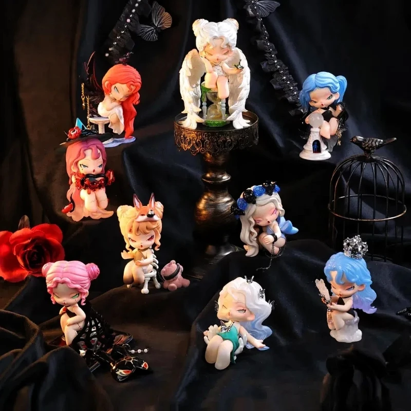 

Подлинная игрушка Dodonami Nightmare Core Blind Box Hand Do Girl Diablo Wind, настольное украшение, фигурка для отправки друзьям, подарки на день рождения