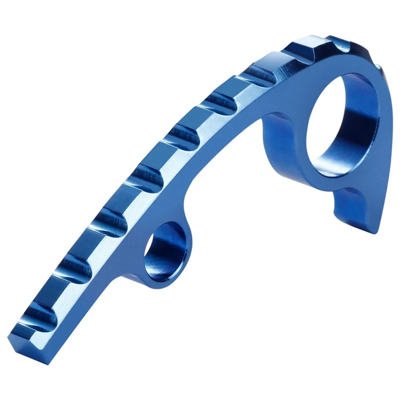 Задняя прокладка из анодированного титанового сплава с ЧПУ, спинка для позвоночника, задняя прокладка для карманного ножа, аксессуар премиум-класса на заказ, синий