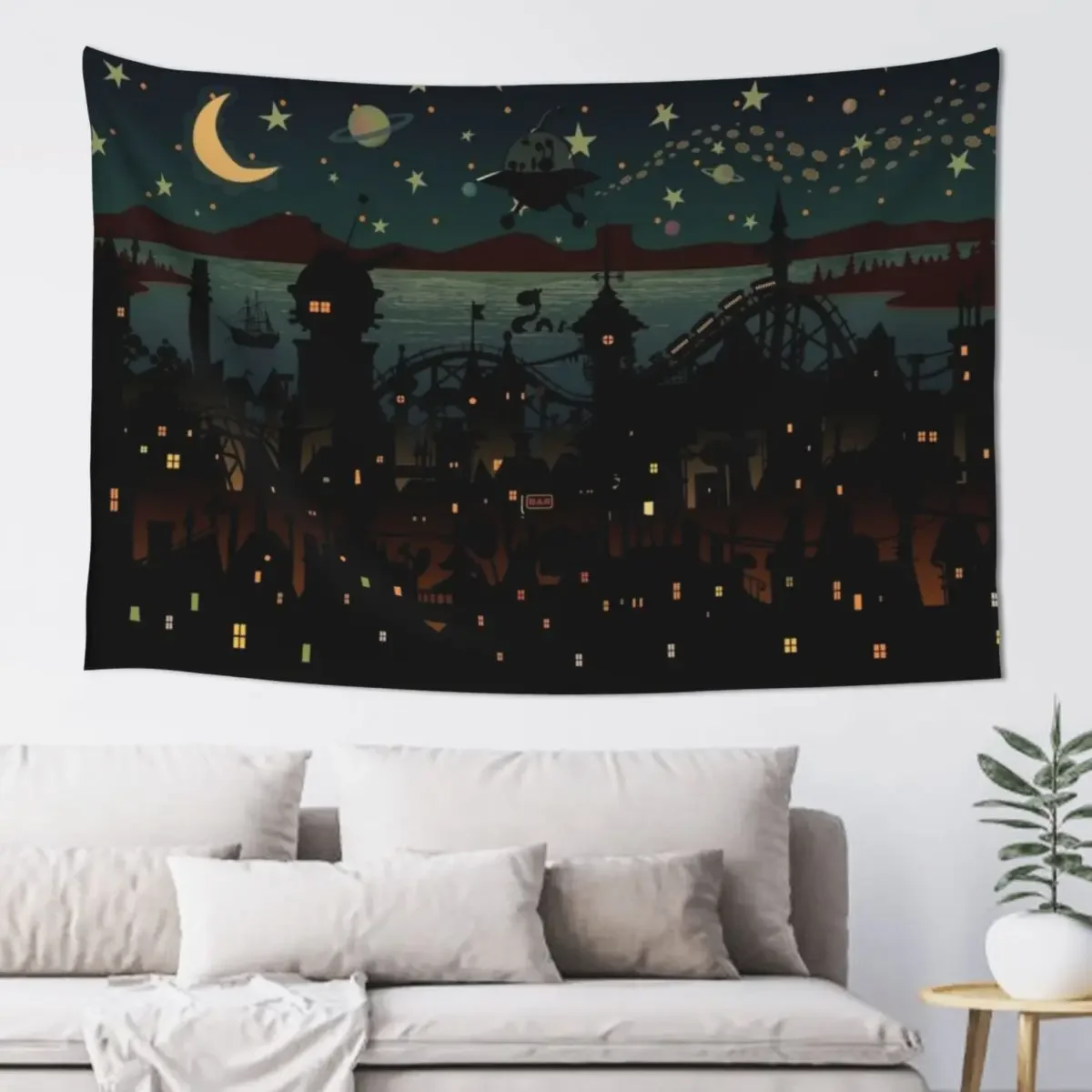 

Visitor Tapestry Living Room Decoration Aesthetics For Room Tapestry