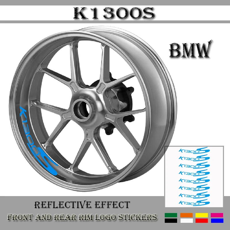 

New Motorcycle Modified Wheel Sticker Waterproof Reflective Wheel Decal Color Wheel Side Strip for BMW K1300S k1300 s