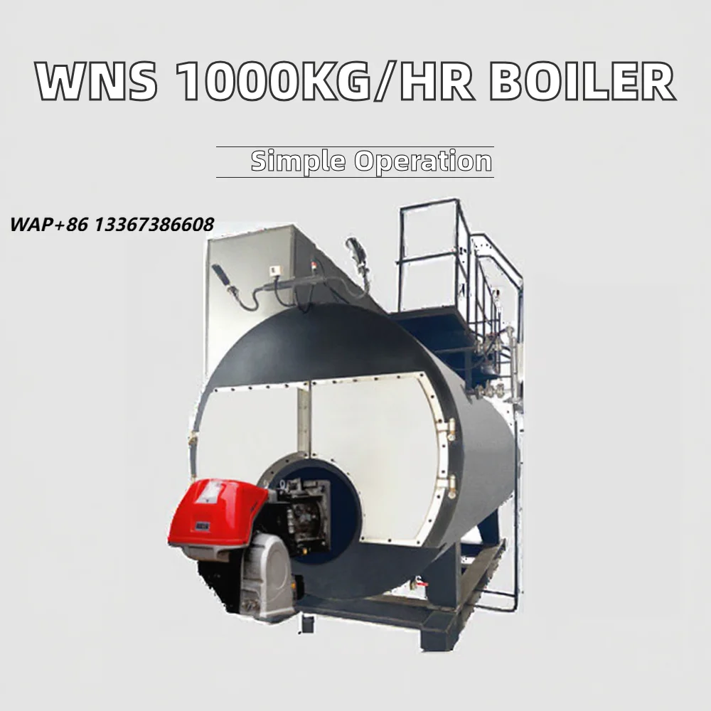 WNS Gas Heater Wall Hung Low Pressure Industrial Horizontal Steam 2 Heat Exchangers 20KW 24KW Combi Mini Boiler A-Class Easy