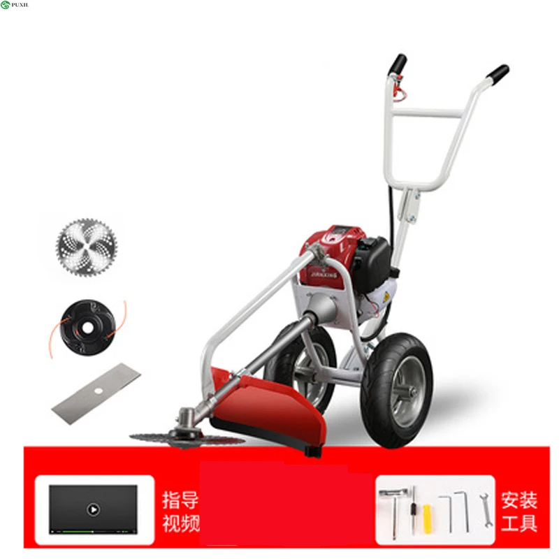 Household hand push small soil excavator, micro tiller, hoe, weeding machine, rotary tiller