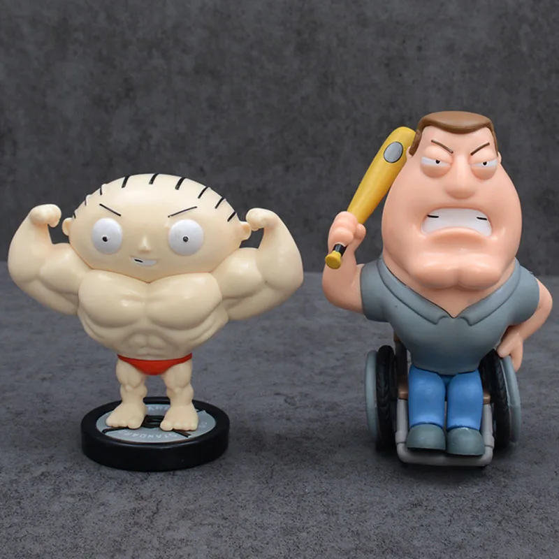 Figuras de acción de Family Guy, Stewie Griffin, Joe Swanson, Figuras GK, Estatuas, Modelos de coches, Muñecos, Adornos, Artículos de anime, Regalo para niños