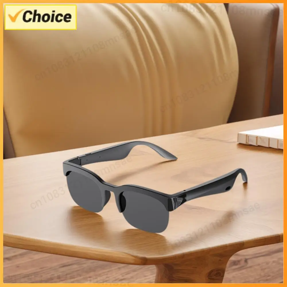 

Smart Glasses with AI Translator Hands-Free Music & Calls BT Sunglasses UV Protection Outdoor Sports Headphones for Men Women