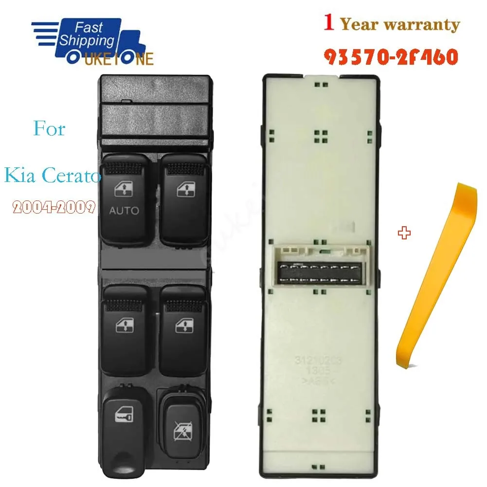 93570-2F460 Front Left Electric Power Lifter Window Switch Button For For Kia Cerato 2004 2005 2006 2007 2008 2009 Car Parts
